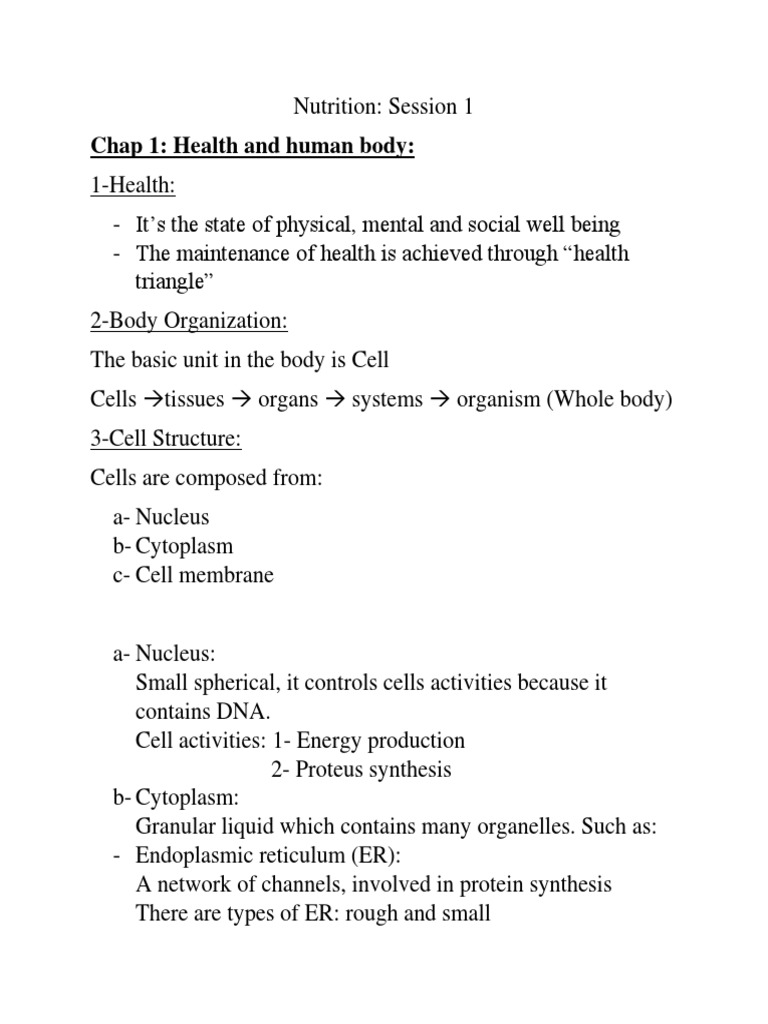 Understanding Health and Body Systems | PDF | Self-Improvement | Wellness