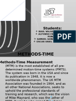 Methods-Time Measurement: Students