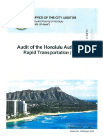 City Auditor Report of HART