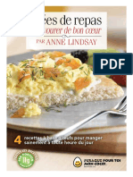 Idees de Repas A Savourer de Bon Coeur Par Anne Lindsay