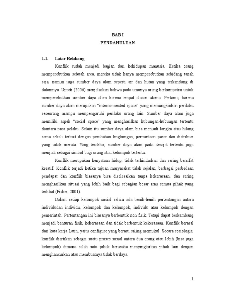Makalah Konflik Sosial