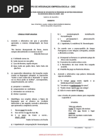 Caderno de Questões Estágio 2014