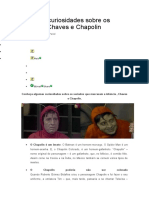 Algumas Curiosidades Sobre Os Seriados Chaves e Chapolin