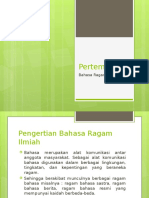 Bahasa Ragam Ilmiah