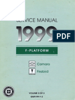 1999 Chevrolet Camaro & Pontiac Firebird Service Manual Volume 2