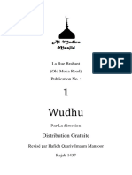 Wudhu en Langue Creole