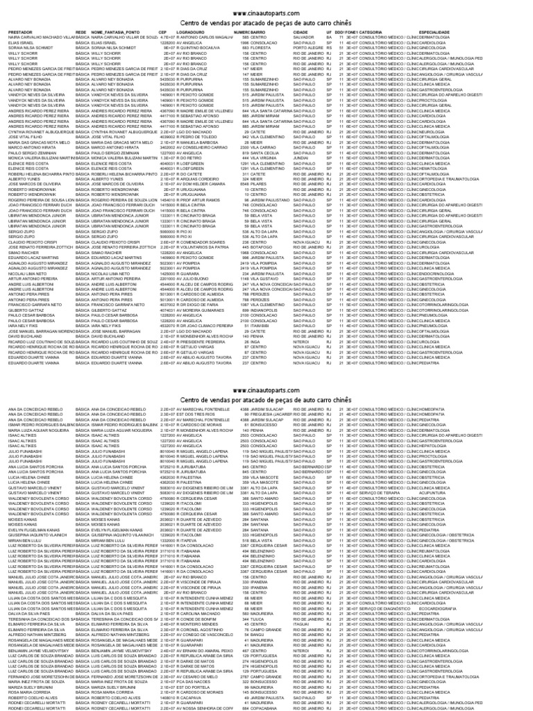Rede Gama Atualizada 07052015 Pdf Sao Paulo Rio De Janeiro