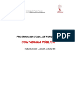 PNF Documento Rector