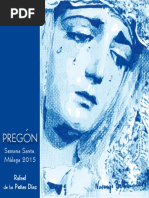 Pregón de la Semana Santa de Málaga - 2015