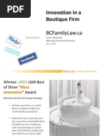 Download Case Study - Social Media Innovation in a Law Firm by 6S Marketing SN30904501 doc pdf
