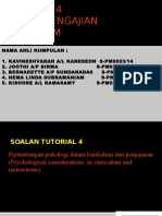 Tutorial 4 - Psychological Considerations in Curriculum and Instruction - BM (Edited)