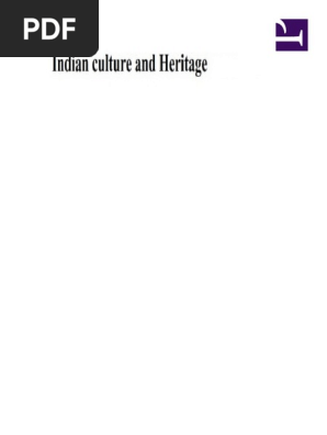 Indian Culture And Heritage Curriculum Traditions - 