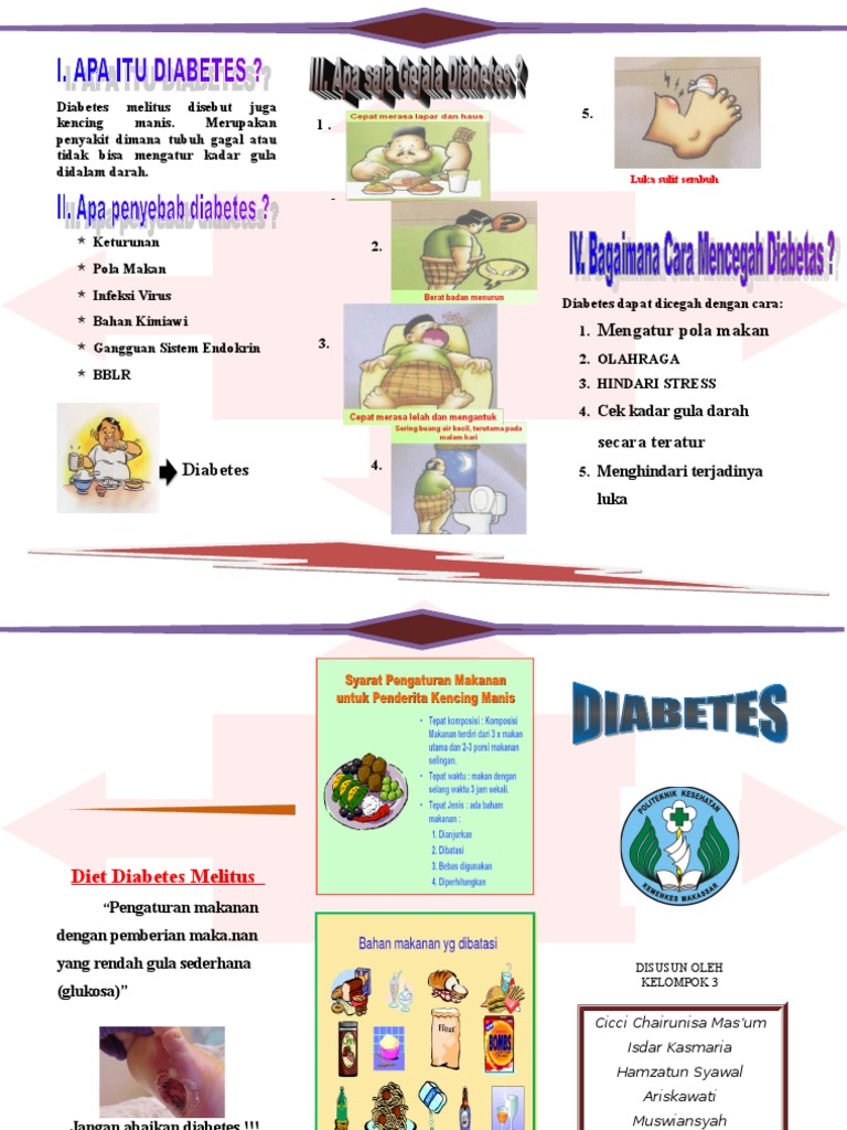 leaflet diabetes melitus