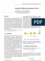 Modeling and Simulation of Differential Equations in Scicos