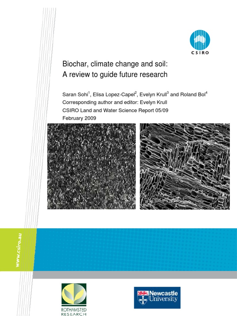 Biochar, Climate and Soil | PDF | Pyrolysis | Carbon Sequestration