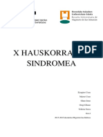 X Hauskorraren Sindromea PDF