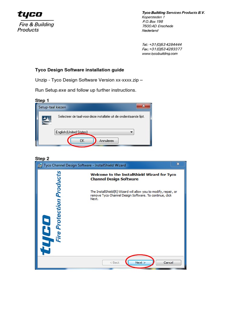 Tyco Design Software Installation Guide | PDF | Art | Technology ...