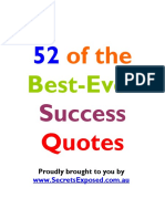 52 Best Success Quotes