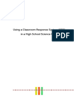 Using A Classroom Response System (CRS) in A High School Science Class