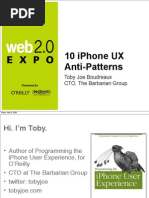 Download 10 iPhone User Experience Anti-Patterns Presentation by Web 20 Expo SN30911837 doc pdf