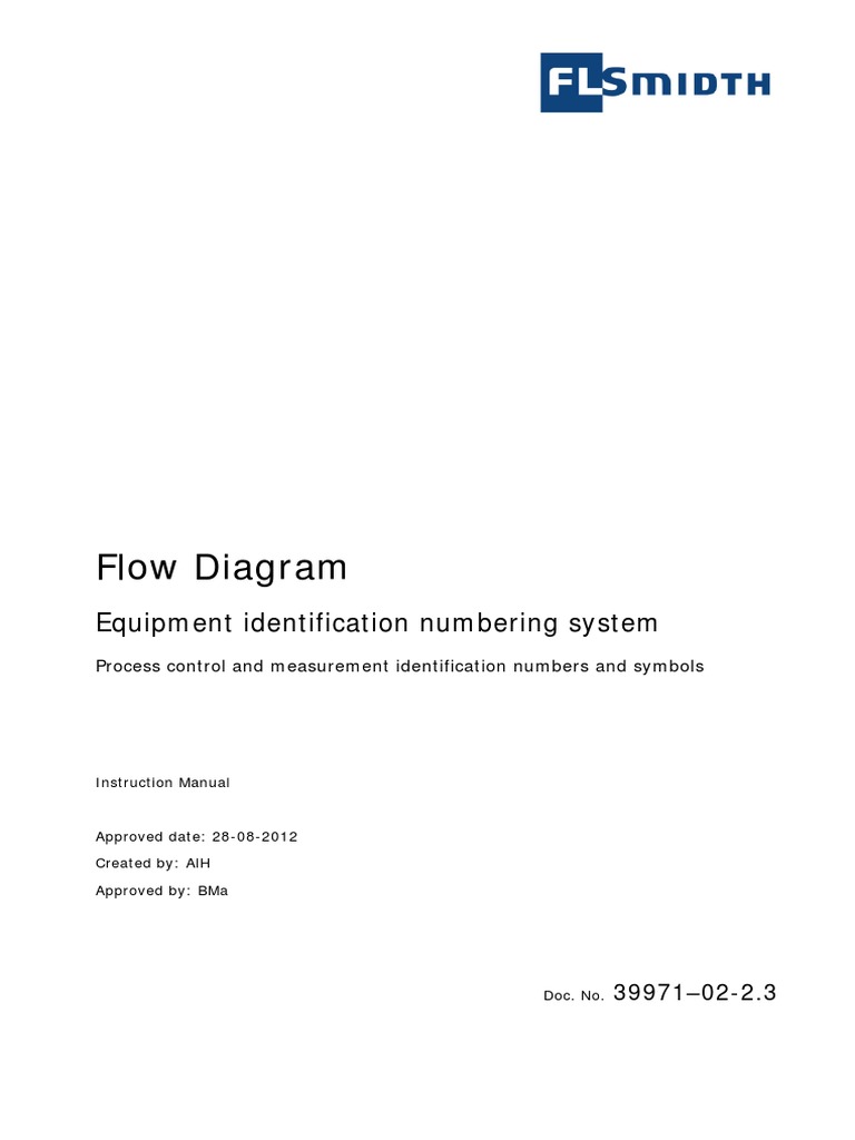 Flow Diagram Equipment Identification Numbering System PDF