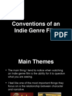 coneventions of an indie genre film