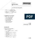 1 Grammar, Vocabulary, Pronunciation, and Practical English A