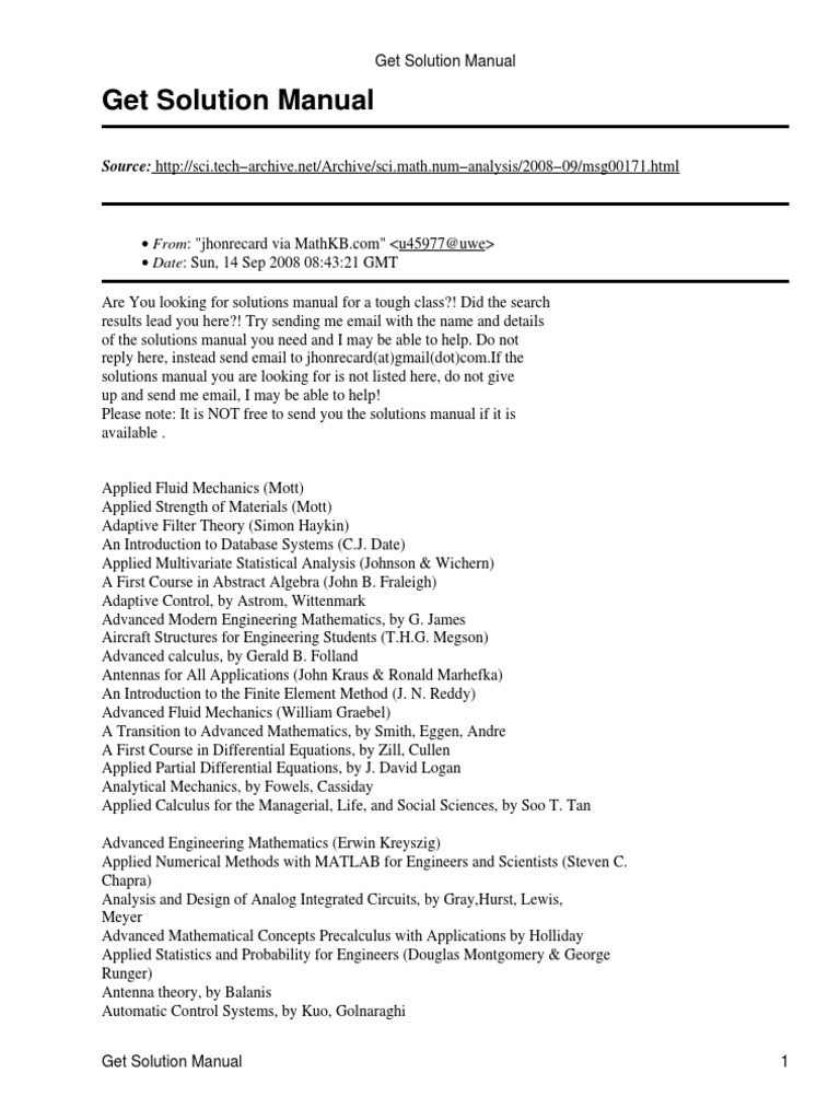 MATLAB Solutions PDF Numerical Analysis Engineering, 49% OFF