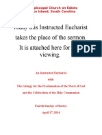 Instructed Eucharist