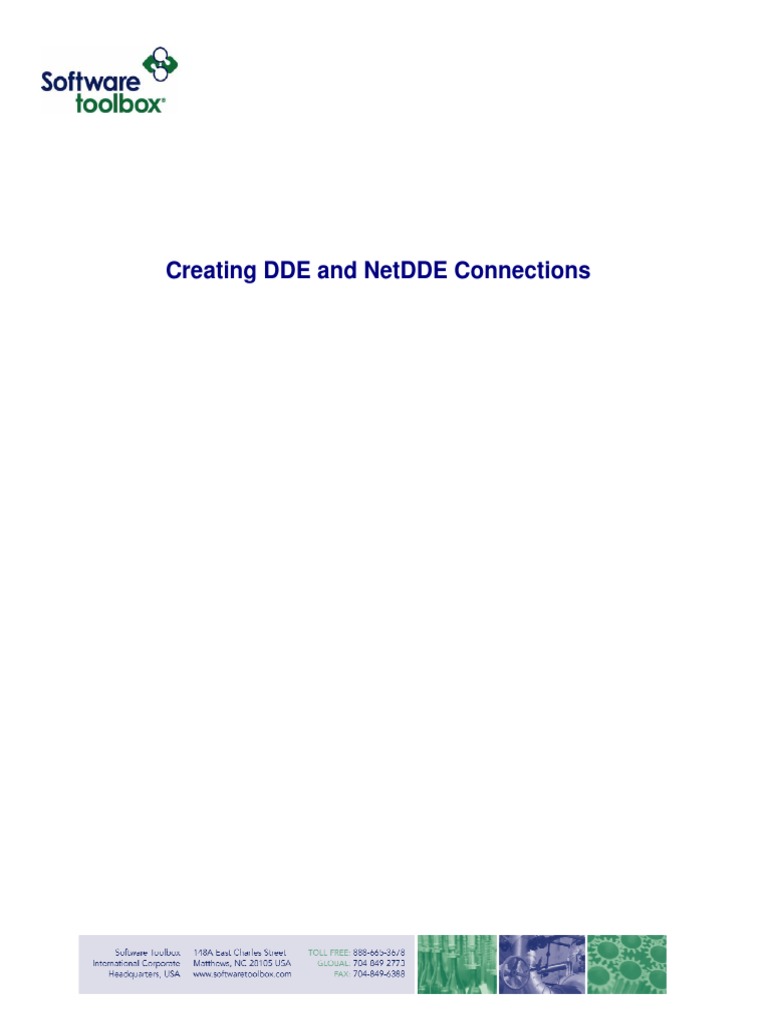 Creating DDE-NetDDE Connection | PDF