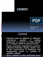 Cement: Mansoor Azam Qureshi