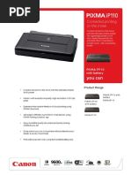 Canon IP110 Brochure PDF