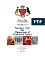 Procedure Notes for Management of Construction Projects