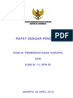Download Jawaban RDP Komisi III-KPK 28 April 2010 by H Masrip Sarumpaet SN30915729 doc pdf
