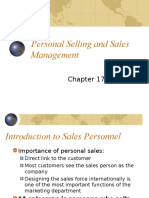 Personal Selling and Sales Management