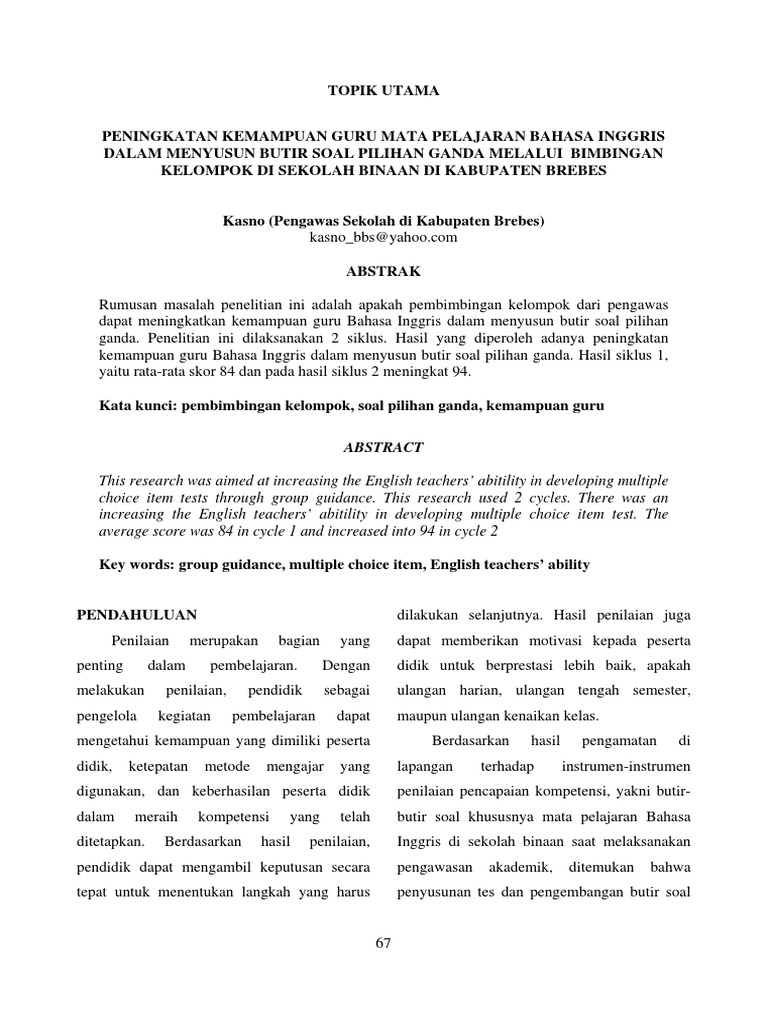 Soal Pilihan Ganda Perkembangan Peserta Didik Terkait