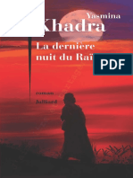 Yasmina Khadra La Derniere Nuit Du Raes