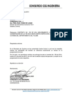 Solicitud Prorroga Contrato No. 156 de 2014 Coyaima