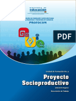 PROYECTO SOCIO PRODUCTIVO Uf 9 Regular 2016