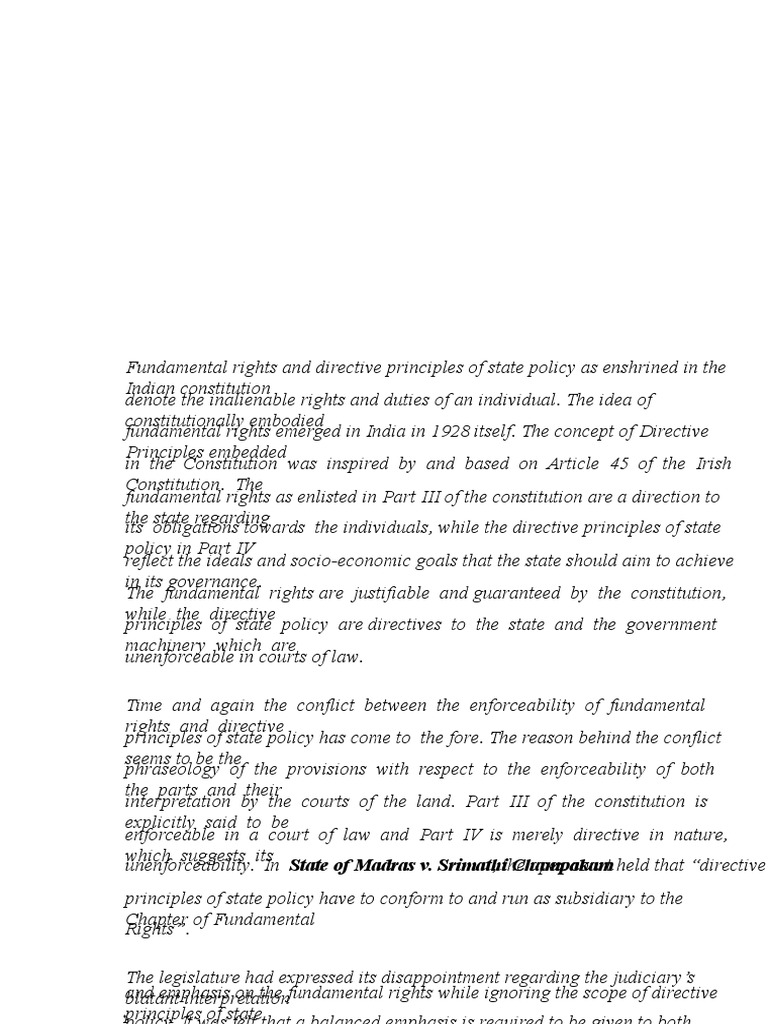 What Is The Name Of The Fundamental Rights Enshrined In The Indian Constitution