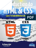 Introduction To HTML & CSS