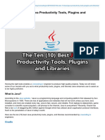 The Ten (10) Best Java Productivity Tools, Plugins and Libraries