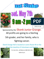 Plant Sale Poster