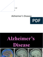 Alzheimer's Disease: Gwen Alvord Mr. Schurtz AP/Honors English 12 February 22, 2010