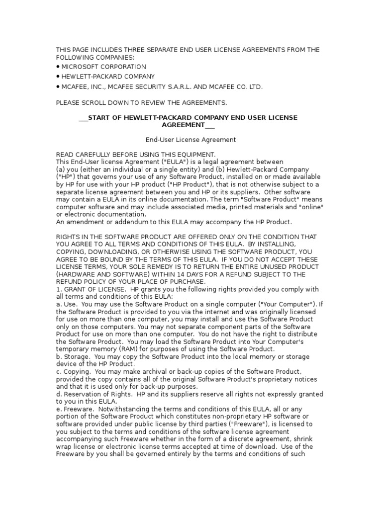 Eula | PDF