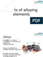 Effects of Alloying Elements