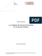 Te Docente Calidadde Servicio Percibidaenel Sector Publico RD