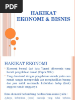 Hakikat Ekonomi Dan Bisnis