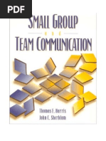 Small Group and Team Communication (4th Harris, Sherblom