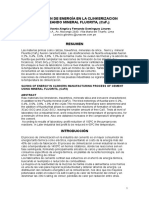 Reducción de energía en la clinkerización empleando fluorita